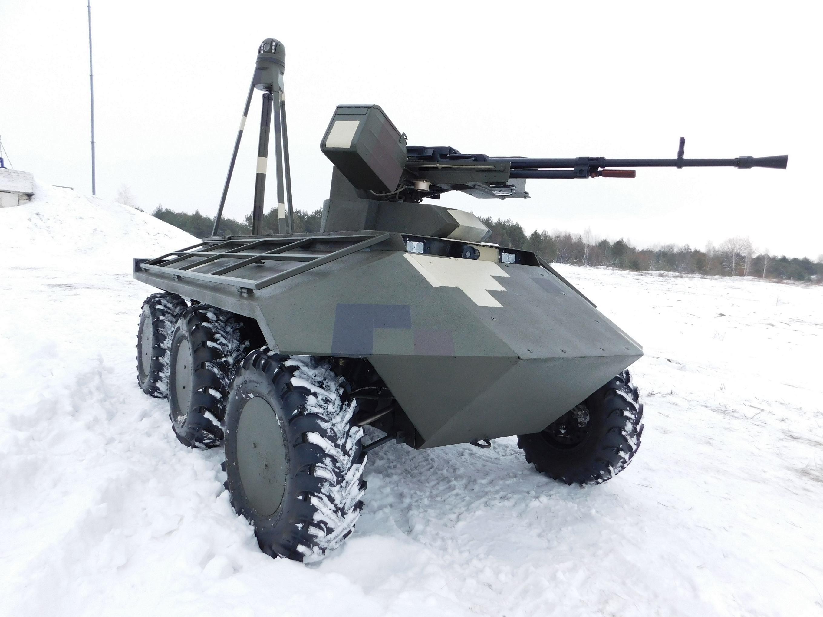 “Fantom” demonstrated its combat capabilities during freezing rain
